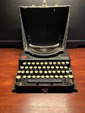 Vintage Remington Portable Typewriter Working In Original Case 1920's thumbnail