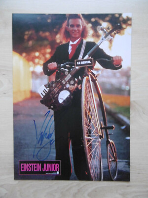Yahoo Seriou autograph signed A4 cinema poster picture ''Einstein Junior''