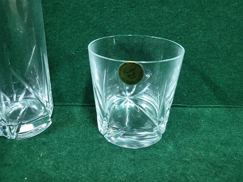 SERIE DE 12 VERRES 6 VERRES BAS + HAUT EN CRISTAL TAILLE - Photo 16 sur 20