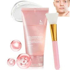 Medicuben Collagen Overnight Wrapping Peel Off Facial Mask Night Wrapping Mask