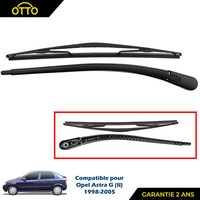 Wischerarm Hinten FüR Opel Astra G 1998-2005 Partsline Schwarz 405 Mm