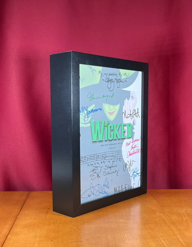 Wicked Script Signed- Autograph Reprints- 123 Pages- Wicked Broadway Musical - Image 4 of 4