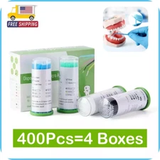 400Pcs Micro Brushes Applicators Microbrush Dental (Regular, Fine, Super Fine)