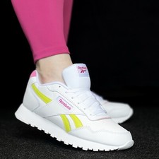 Reebok Glide Mujer Zapato para Correr Blanco Tenis Entrenadores Calzado Entrenadores #917