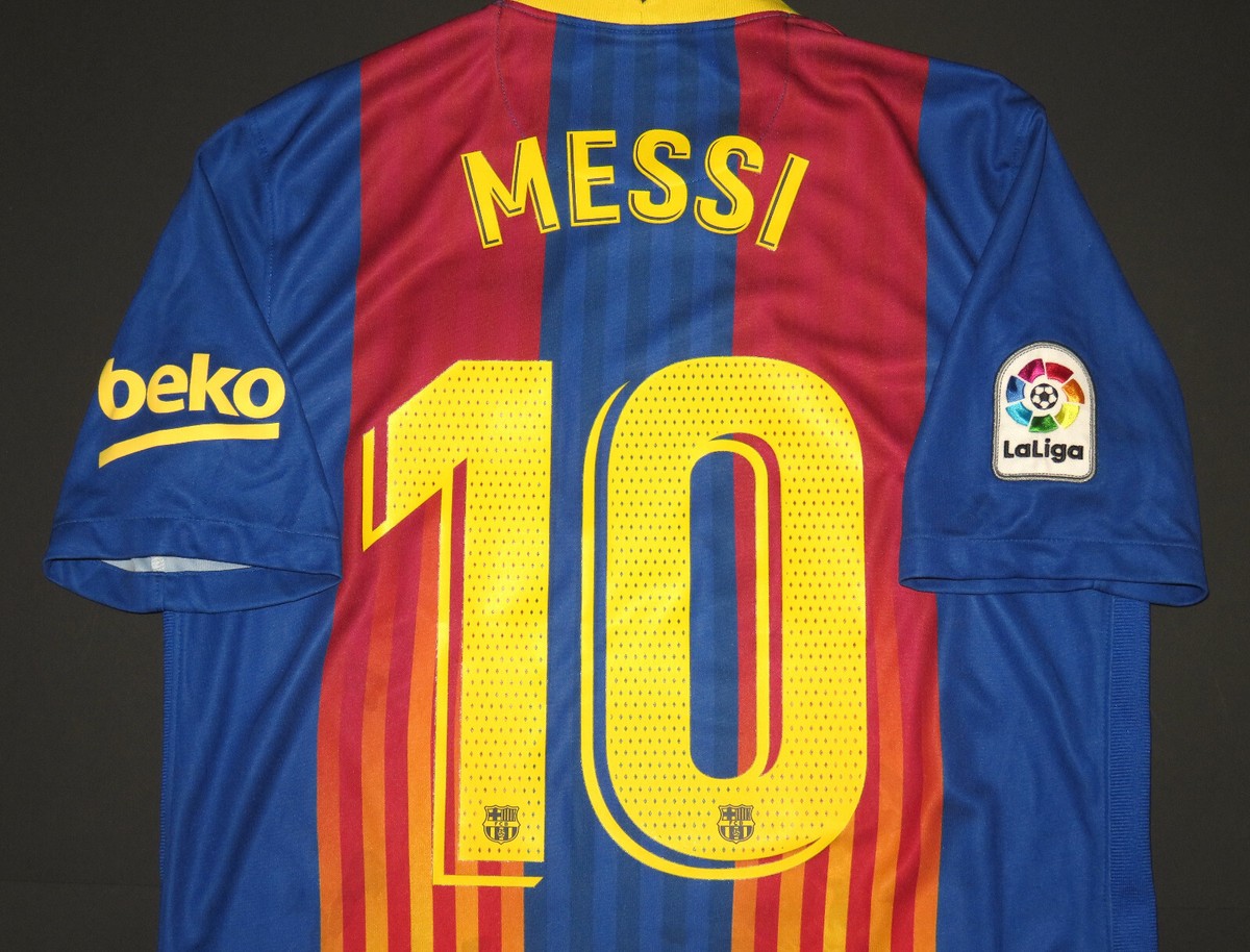 Nike FC Barcelona Messi メッシ L 2020-2021 Nike FC Barcelona El Clasico Edition Lionel Messi