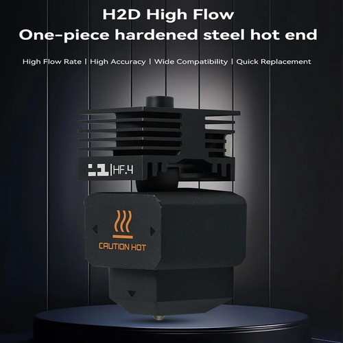 High Flow Hotend For Bambu Lab H2D/A1/A1 mini 0.2/0.4/0.6/0.8mm Hot End Nozzle - Photo 10/19