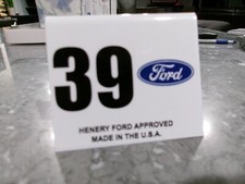 1939 Ford Tabletop Sign For Dash Board Accessory.
