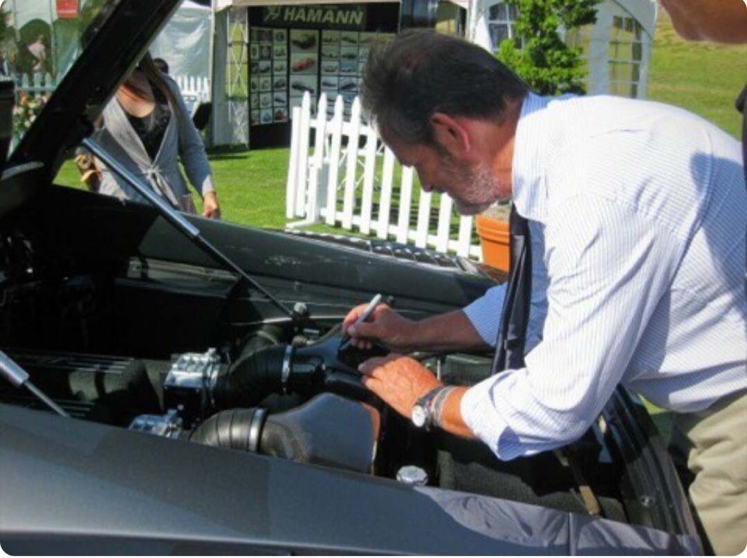 Balboni Hand Signed 2004-2008 Lamborghini Gallardo, Carbon Fiber Air Box Covers
