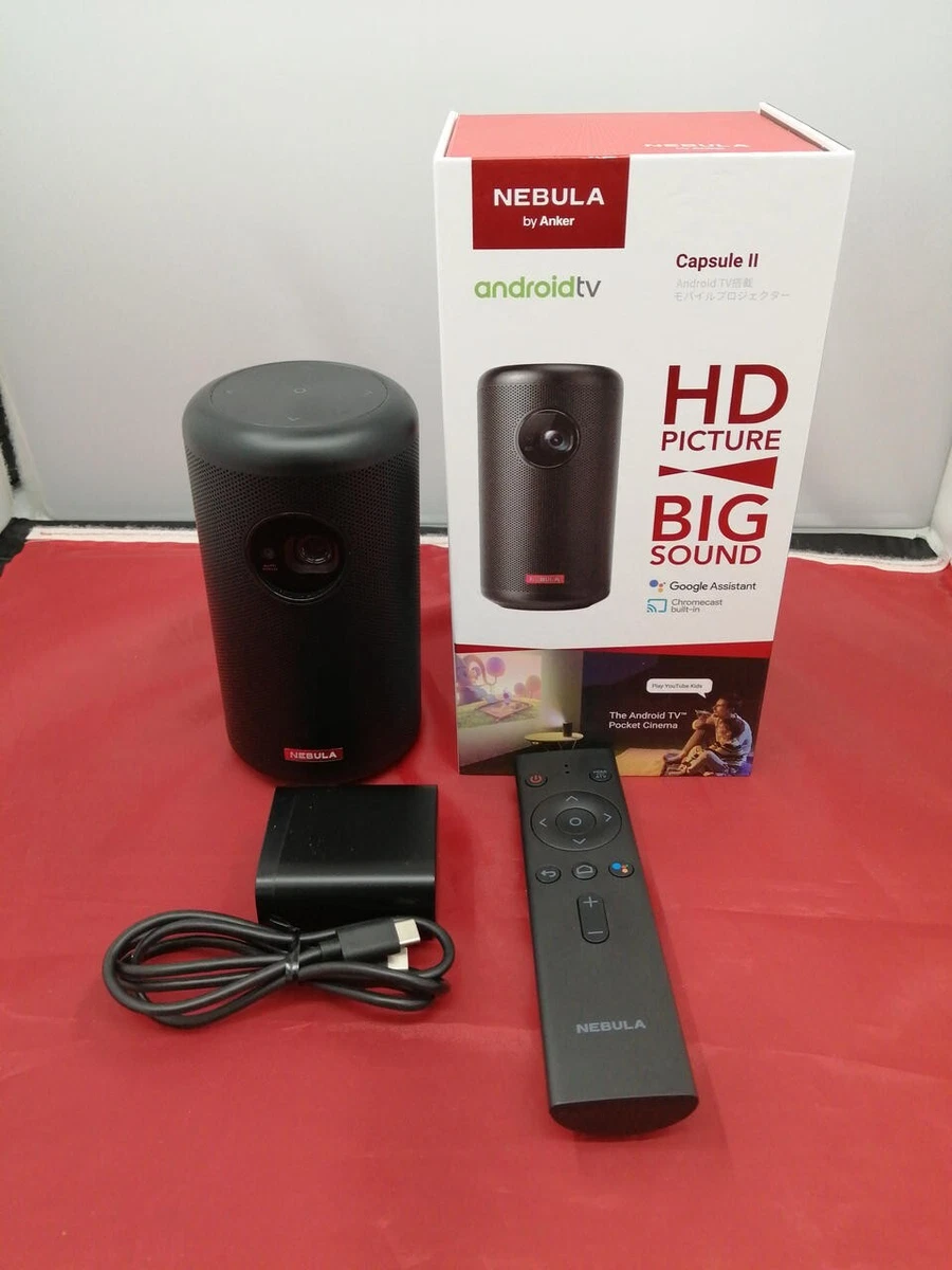 NEBULA CAPSULE II mobile projector with ANDROID TV 9.0 used