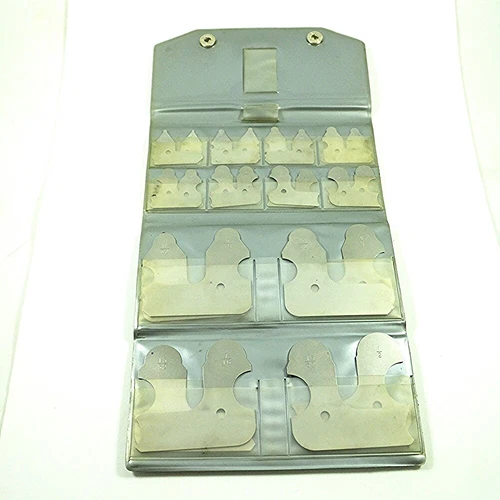 Fuji Tool Radius Gage Complete 24 pc Set 1/32" through 1/2" in Snap Case Japan
