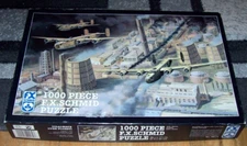 FX Schmid Jigsaw Puzzle ~ Tidalwave Over Ploesti ~Bombers ~ 1000 pc ~ COMPLETE