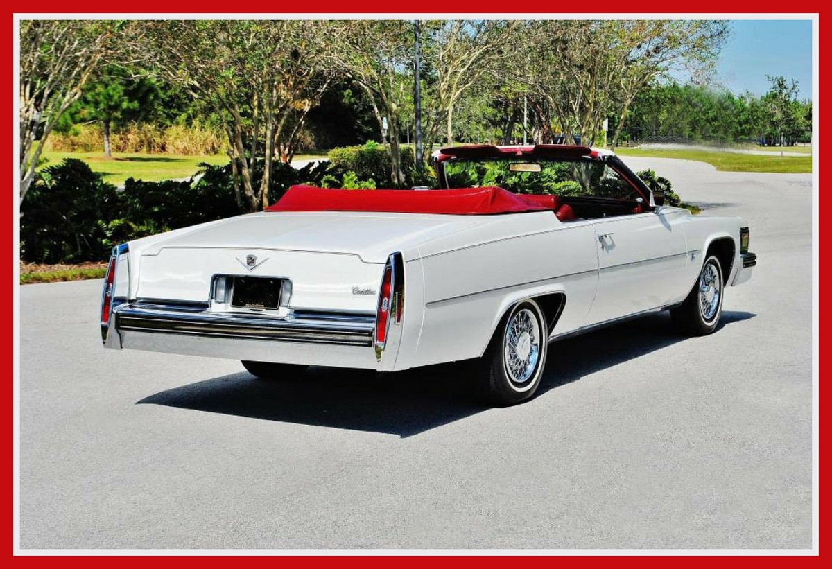 デリマル 1979 Cadillac DeVille convertible White, Toolbox / Refrigerator