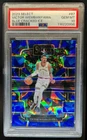 2023-24 Select Victor Wembanyama RC Blue Cracked Ice Prizm Concourse #87 PSA 10