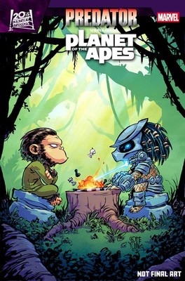 PREDATOR VS. THE PLANET OF THE APES #1 VARIANT SKOTTIE YOUNG VARIANT PREORDER 29