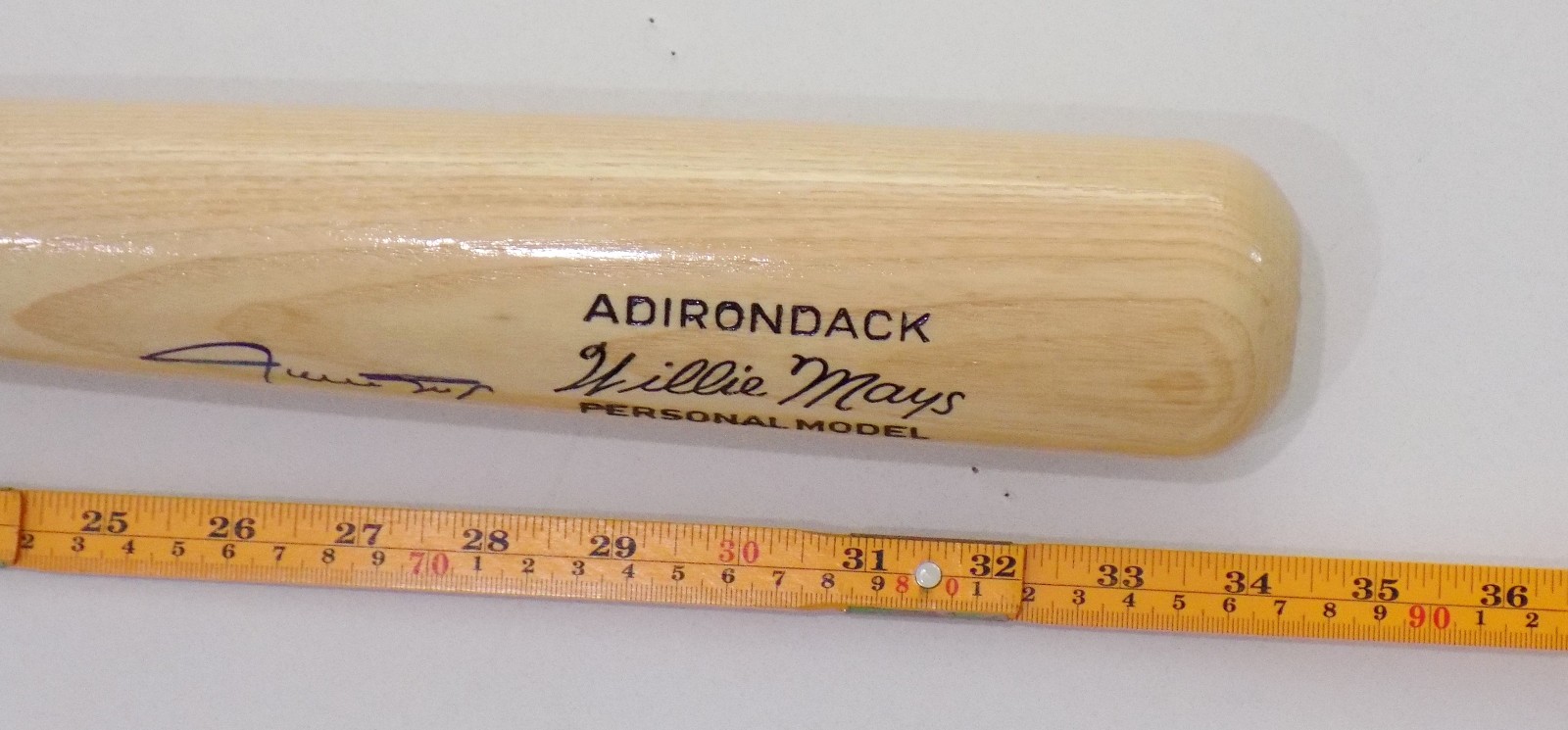 WILLIE MAYS HOF Signed Autograph Adirondack Pro Model Baseball Bat JSA 💎 LOA