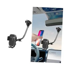 Car Phone Holder for Dashboard Windshield, Strong Suction Cup Vehicle 