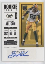 2017 Contenders Rookie Ticket/Rookie Ticket Variation Geronimo Allison Auto 0a17