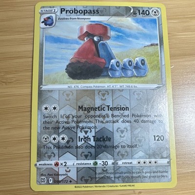 Pokémon TCG Probopass 099/172 Brilliant Stars Reverse Holo Uncommon 140 HP