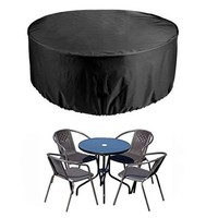 Large Round Furniture Cover Waterproof Outdoor Garden Patio Table Chair Set UK