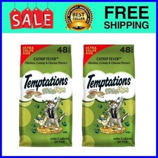 2 pack Temptations MixUps Soft Crunchy Treats with Cat Fever Flavor, 48 oz