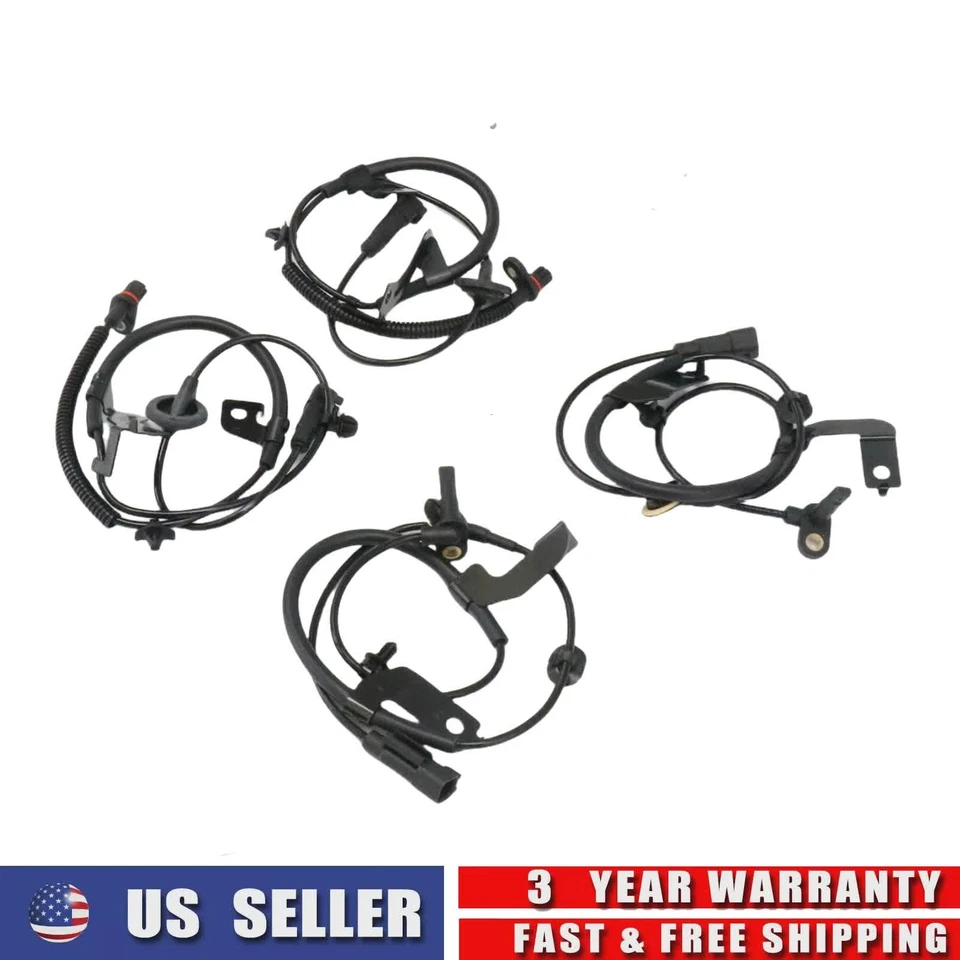 4x Sensor de velocidad de rueda ABS delantero y trasero adecuado para Jeep Patriot Compass 2007-2017 Foto 3 de 4