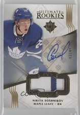 2016 Ultimate Collection Rookies Gold 43/49 Nikita Soshnikov #133 Patch Auto y9k