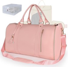 Convertible Garment Duffle Bag for Travel, Carry On Garment Bag with Shoe Pou...