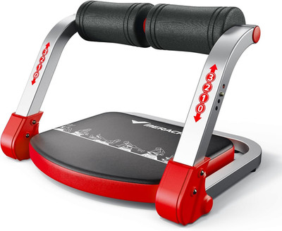 Ab Machine for Home Gym, Adjustable Ab Trainer with 3 Resistance Levels, Sit up