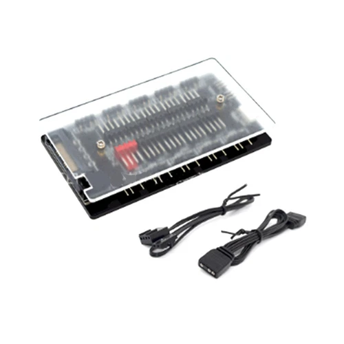 RGB-LüFter-Hub, 10 AnschlüSse, PWM-Adressierbarer RGB-LüFter-Splitter 5 V/31189
