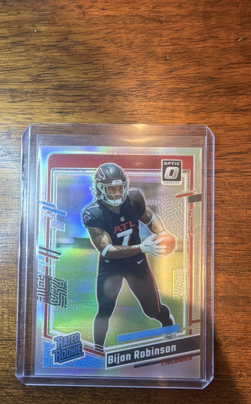Bijan Robinson Panini Donruss Optic #206 Holo