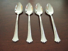 4 Grapefruit Citrus Spoons ONEIDA Distinction Deluxe HH Stainless SPRING GLEN
