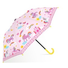 Umbrella Children Folding Umbrellas Easy Push/Pull for ,8 Rib Reinforced Cano...
