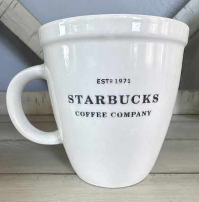 Starbucks Coffee Company Barista Mug White/Black/Green EST 1971  2007 Original