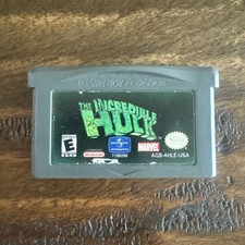 The Incredible Hulk GBA Authentic, Tested - GameBoy Advance