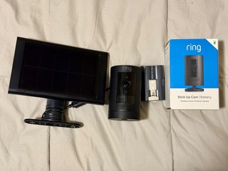 Ring Stick Up Cam Battery with Solar