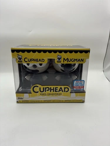 Funko Vinyl Figure Cuphead - 2 Pack-Cuphead & Mugman B&W LE 2500 Pcs. Protector