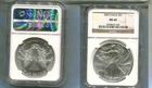2003 AMERICAN SILVER EAGLE 1 OUNCE .999 FINE COIN NGC MS69 9073T
