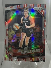 2025 Panini Prizm WNBA #18 Marina Mabrey WNBA Logo Prizms