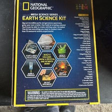 National Geographic Build Your Own Volcano Science Kit Educational Stem Toy NEW