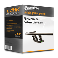 für Mercedes C-Klasse Limousine 18-21 Westfalia AnhäNgerkupplung Abnehmbar NEU
