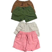 Lot of 4Pair Girls Kids Shorts Old Navy Cotton Elastic Waist size -3