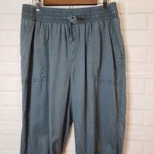 Casual Comfy A New Day Blue Elastic Waist Jogger Pants womens size L large
