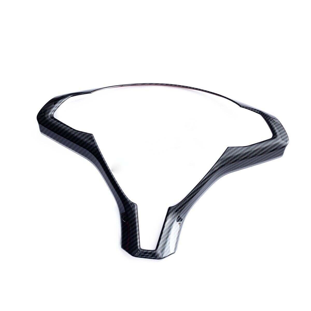 For Tesla Model S X Carbon Fiber Steering Wheel Switch Button Trims Accessories