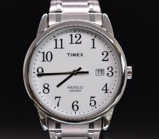 Timex INDIGLO 38mm White Dial Easy Reader Date Watch TW2P81300 Expansion