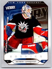 2005-06 Upper Deck Victory - HENRIK LUNDQVIST #288 Rookie Card. rookie card picture
