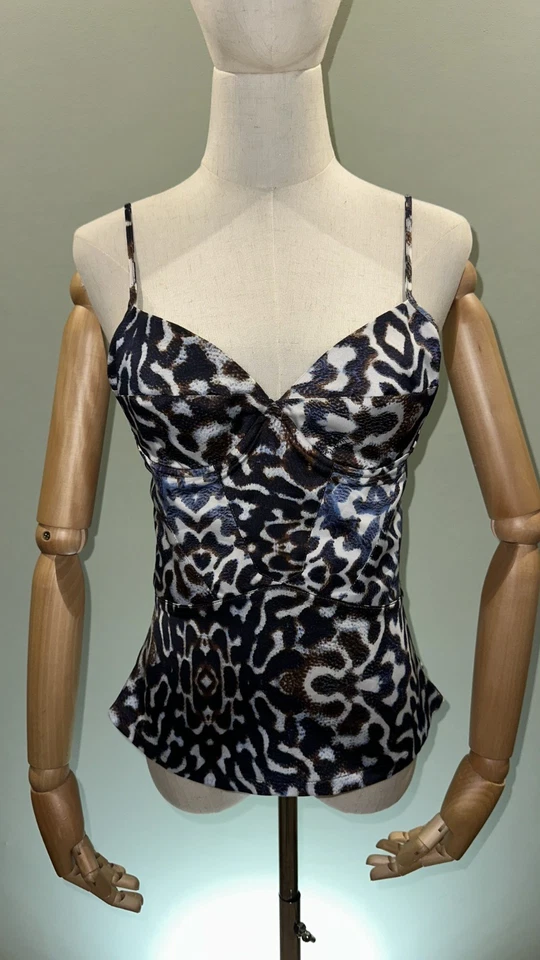 Corsé para mujer Just Cavalli multicolor estampado animal talla 42 Foto 3 de 4