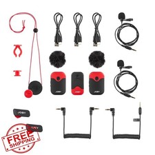 Joby Wavo Air Wireless Mic System, 2.4Ghz, 2 Transmitters, Vlogging