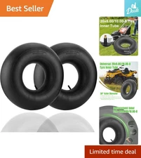 Universal Fit 20x8/10-8 Inner Tubes for Lawn Equipment - Heavy Duty 2 Count