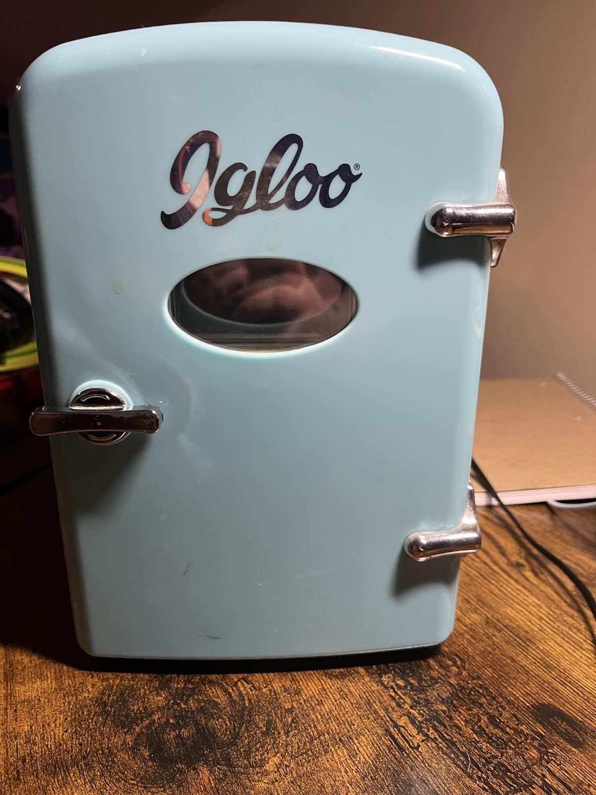 Light Blue Retro Style Portable Tabletop Mis129c-blue