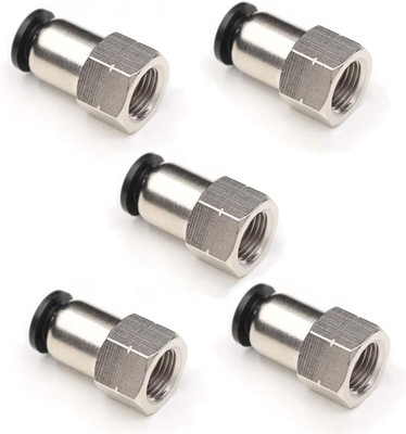 1/4 Inch Air Tube Fittings 1/8 NPT Female Push to Connect Quick Connect 5 Pack
